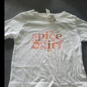 Girls size 6-12 months "Spice Girl" fall t-shirt